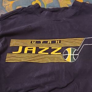 Utah Jazz adidas Navy Tee Men's Size L
